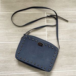 Michael Kors Navy Crossbody with Studs